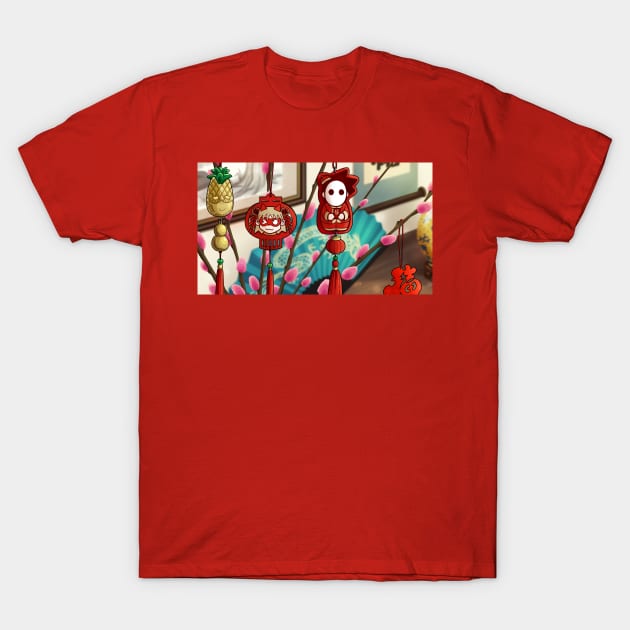 Masked Henchman Lunar New Year T-Shirt by norinoko